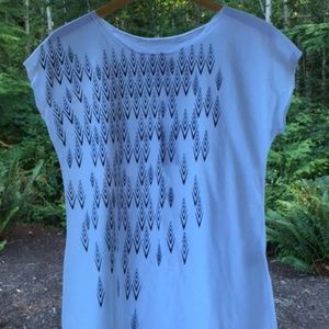 Raven & Lily Neary White Tee Print & Ivory (M)